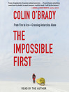 Cover image for The Impossible First